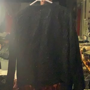Woman’s black sequence jacket